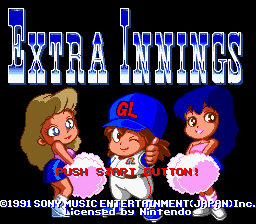 Extra Innings (USA) Title Screen
